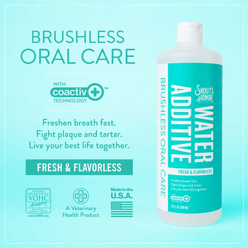 Skout's Honor Brushless Oral Care Water Additive Fresh & Flavorless