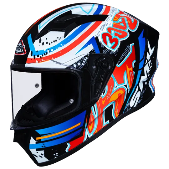 SMK Stellar Graffiti GL237 Helmet