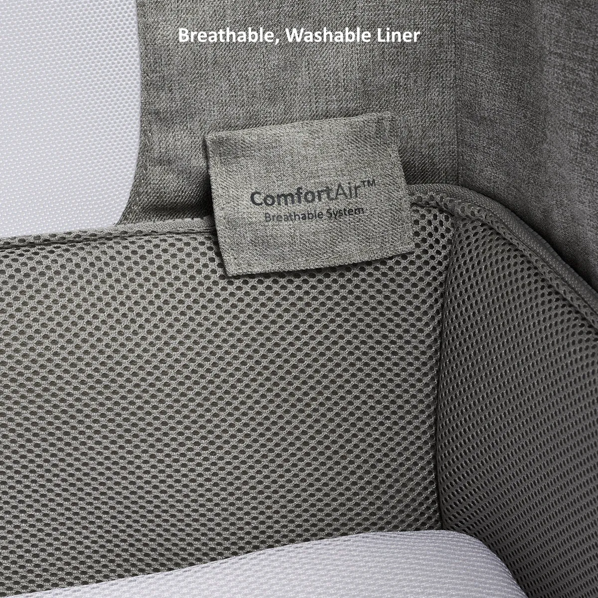 SnuzPod 4 Bedside Crib - Dusk Grey