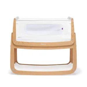 SnuzPod 4 Bedside Crib - Natural