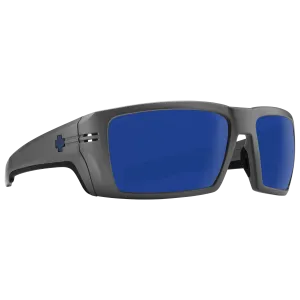 SPY REBAR ANSI Polarized Sunglasses, Happy Lens - Dark Blue