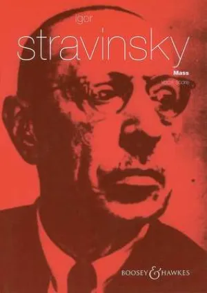 STRAVINSKY - MASS VOCAL SCORE