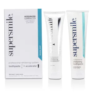 Supersmile Professional Whitening System: Toothpaste 119g/4.2oz   Accelerator 102g/3.6oz 2pcs