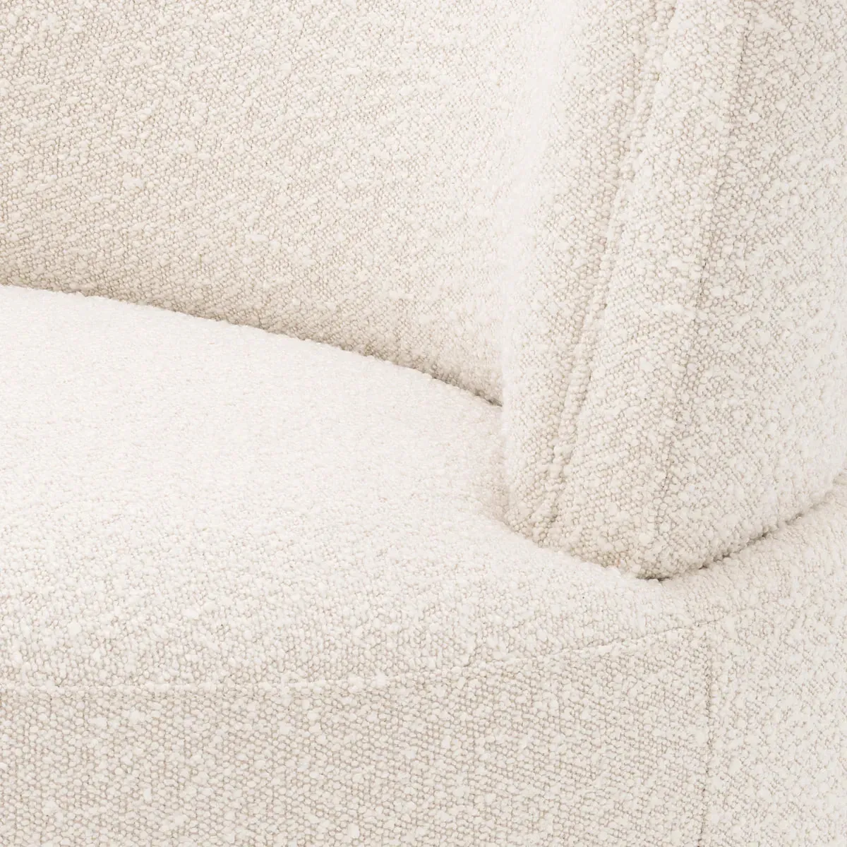 Swivel Chair Alonso - Bouclé Cream