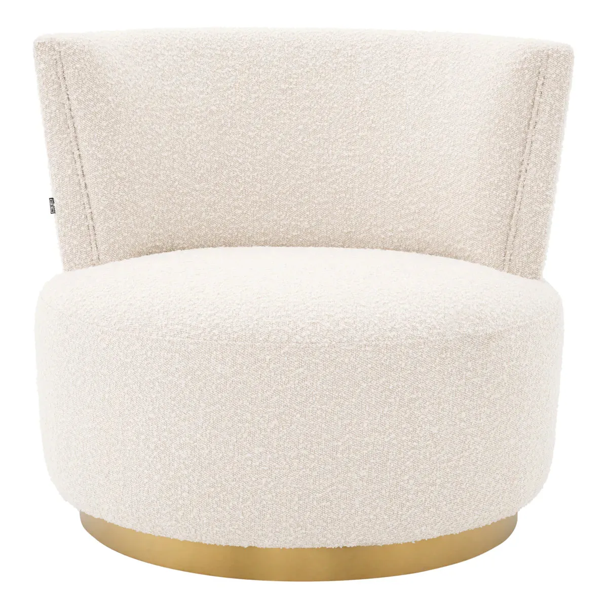 Swivel Chair Alonso - Bouclé Cream