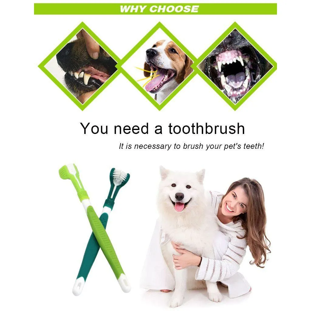 Three Sided Toothbrush