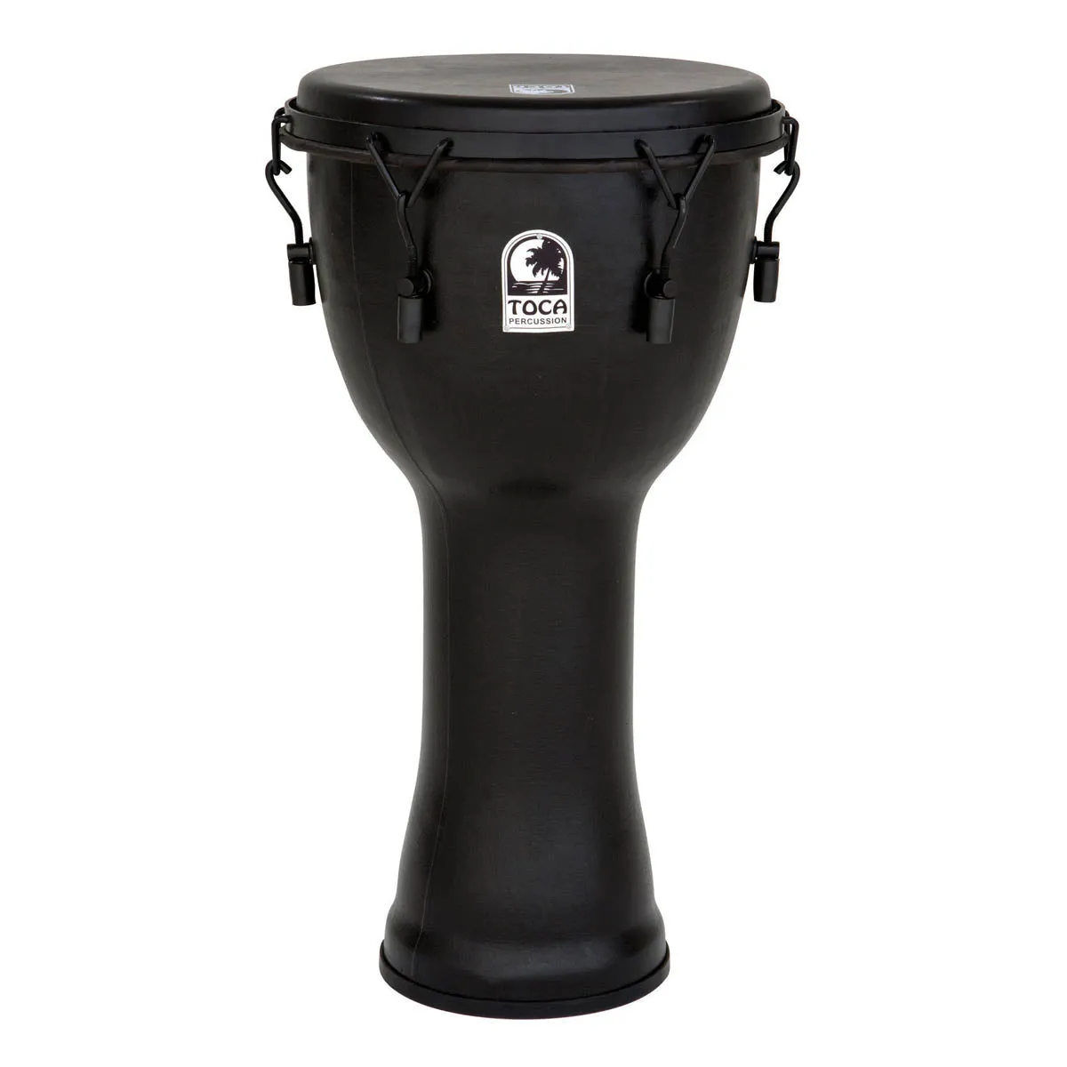 Toca Freestyle Mechanically Tuned 12’’ Djembe in Black Mamba