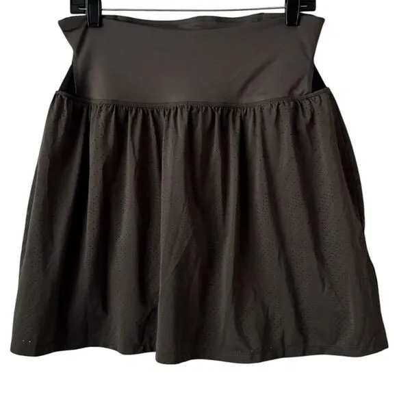 Tommie Copper Pro Grade Lower Back Support Skort Womens Size XL Gray‎ Breathable