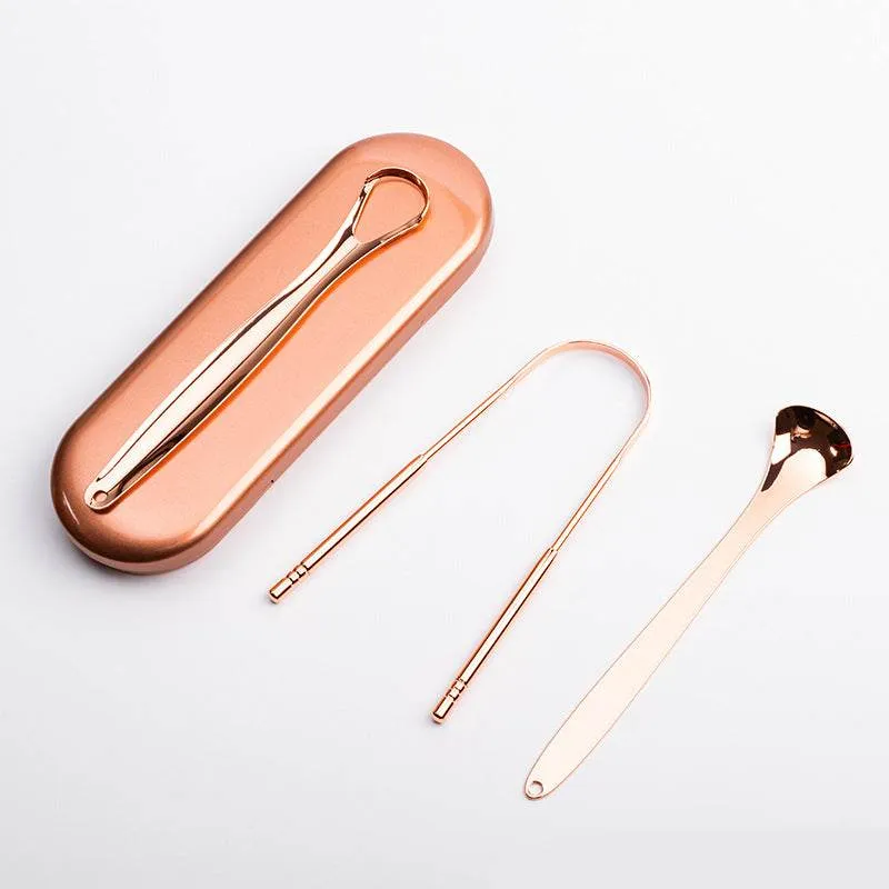 Tongue Cleaning Device And Tongue Scraper Oral Tongue Cleaning Brush To Remove Bad Breath