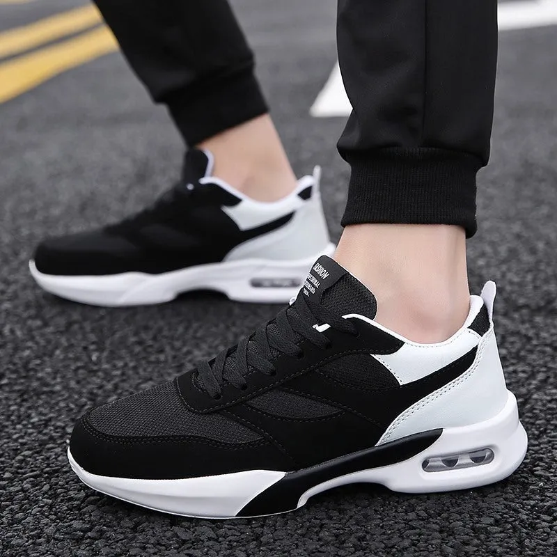 Trendy Men's Mesh Breathable Low-top Sports Casual Shoes