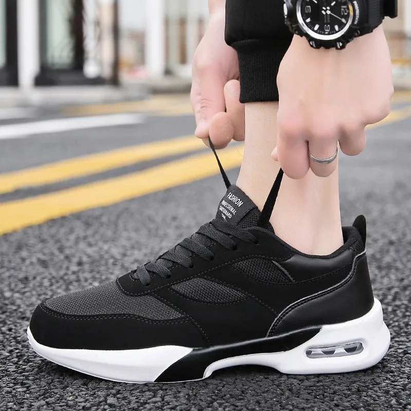 Trendy Men's Mesh Breathable Low-top Sports Casual Shoes