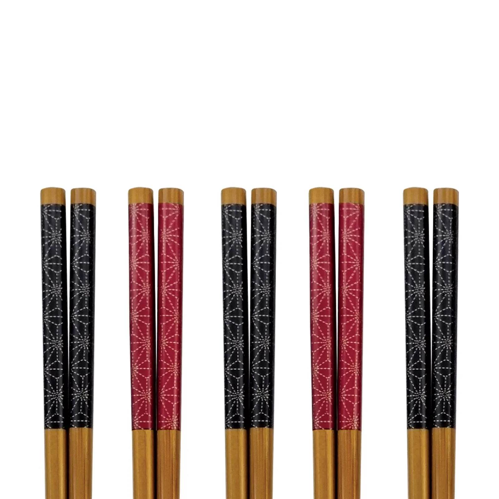 Tsuru Japanese Bamboo Chopsticks, 5 Pairs Pack, Sl318331