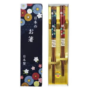 Tsuru Japanese Woods Chopsticks, 2 Pairs Set, Sl707333