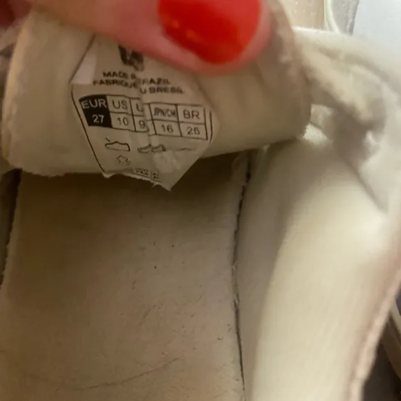 Two pairs girls Veja shoes size 10
