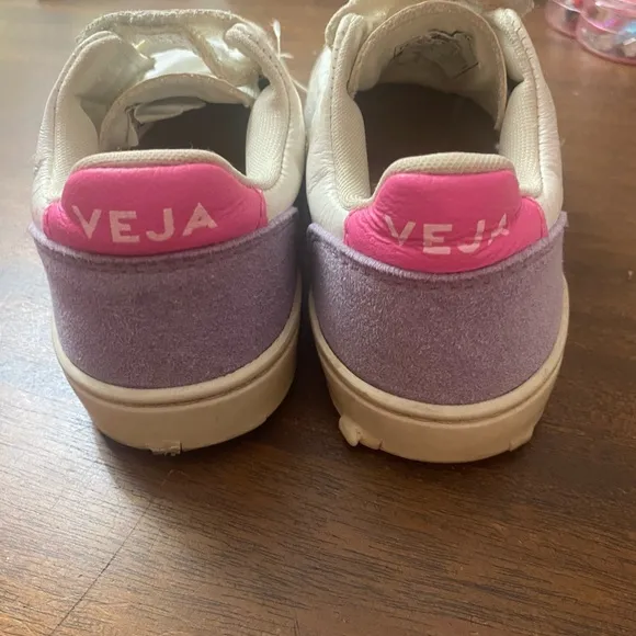 Two pairs girls Veja shoes size 10