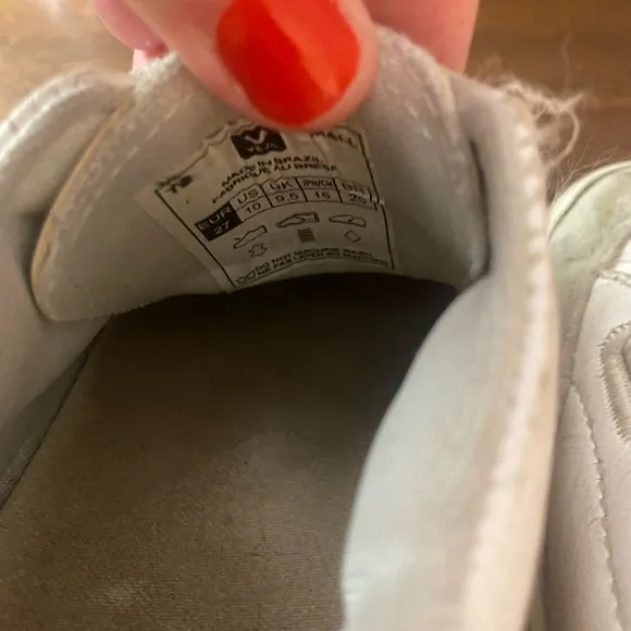 Two pairs girls Veja shoes size 10