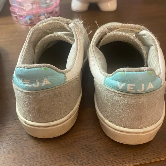 Two pairs girls Veja shoes size 10