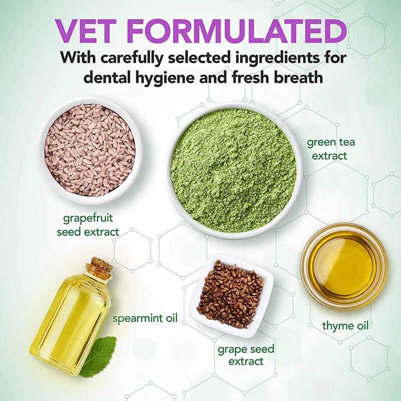 Vet's Best Dental Care Finger Wipes for Dogs & Cats