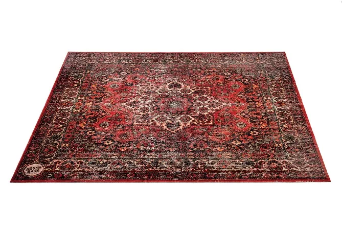 Vintage Persian Style Stage Rug (Original Red 6' x 5.25')