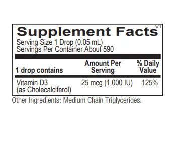 Vitamin D3 Liquid