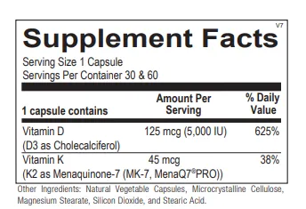 Vitamin K2 with D3