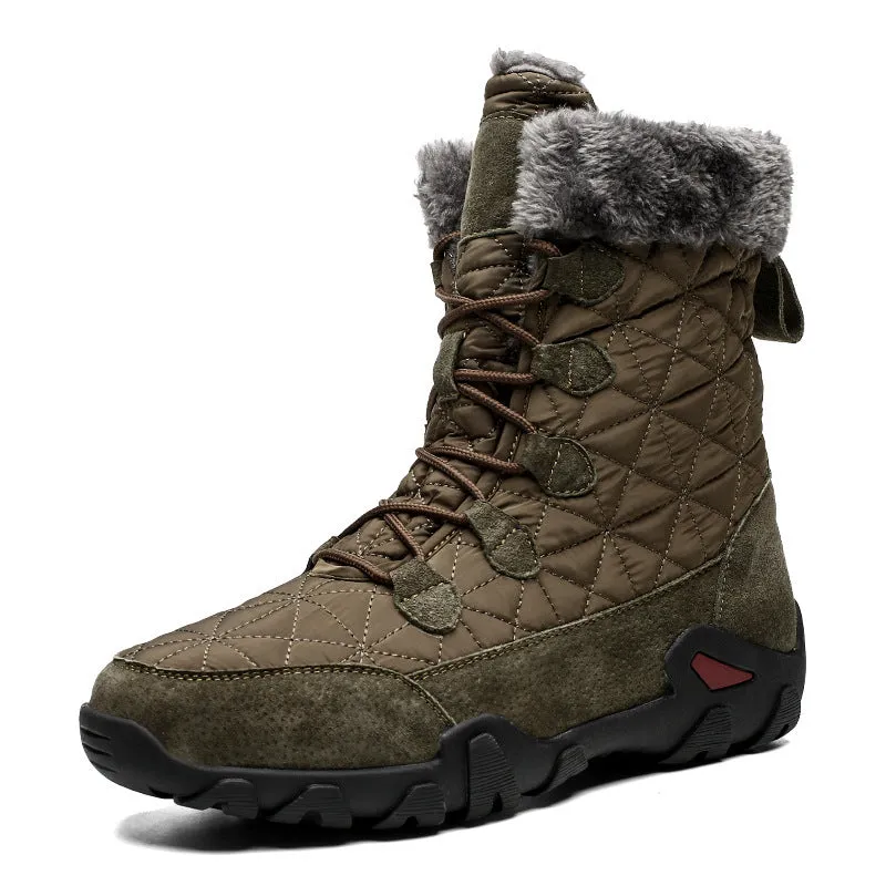 Warm And Fleece Cotton Shoes Snow Boots Winter Anti-Slip