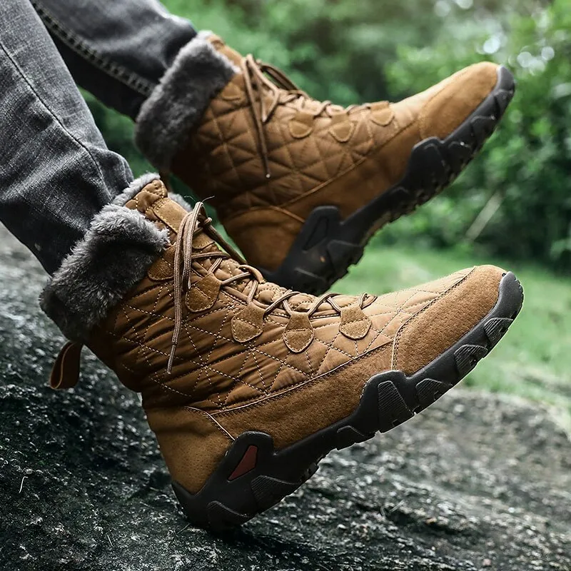 Warm And Fleece Cotton Shoes Snow Boots Winter Anti-Slip