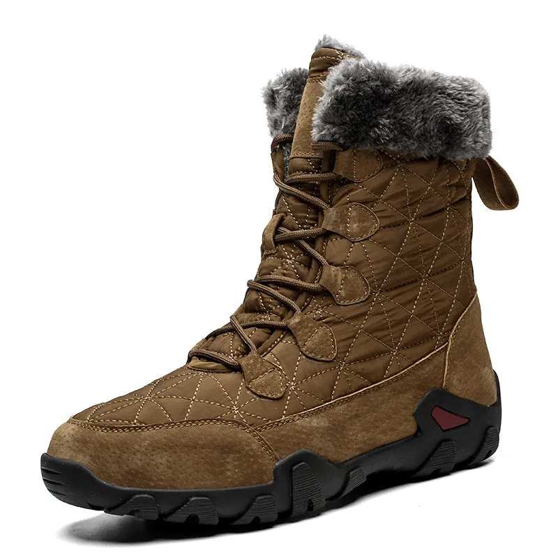 Warm And Fleece Cotton Shoes Snow Boots Winter Anti-Slip