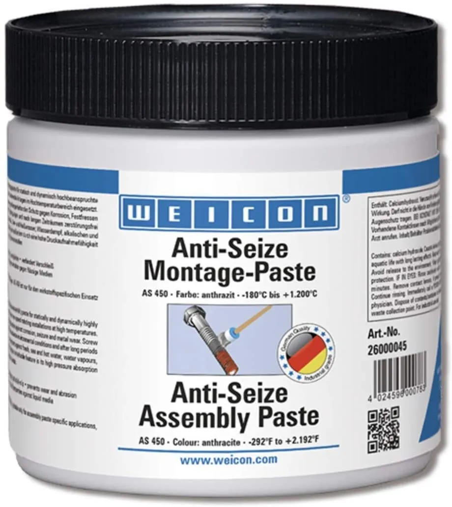 WEICON ANTI-SEIZE NICKEL ASSEMBLY PASTE 450 G