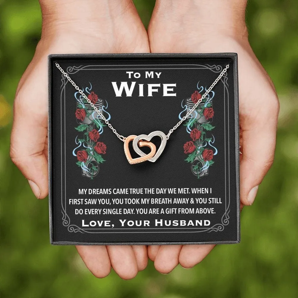 Wife Took My Breath Away Necklace