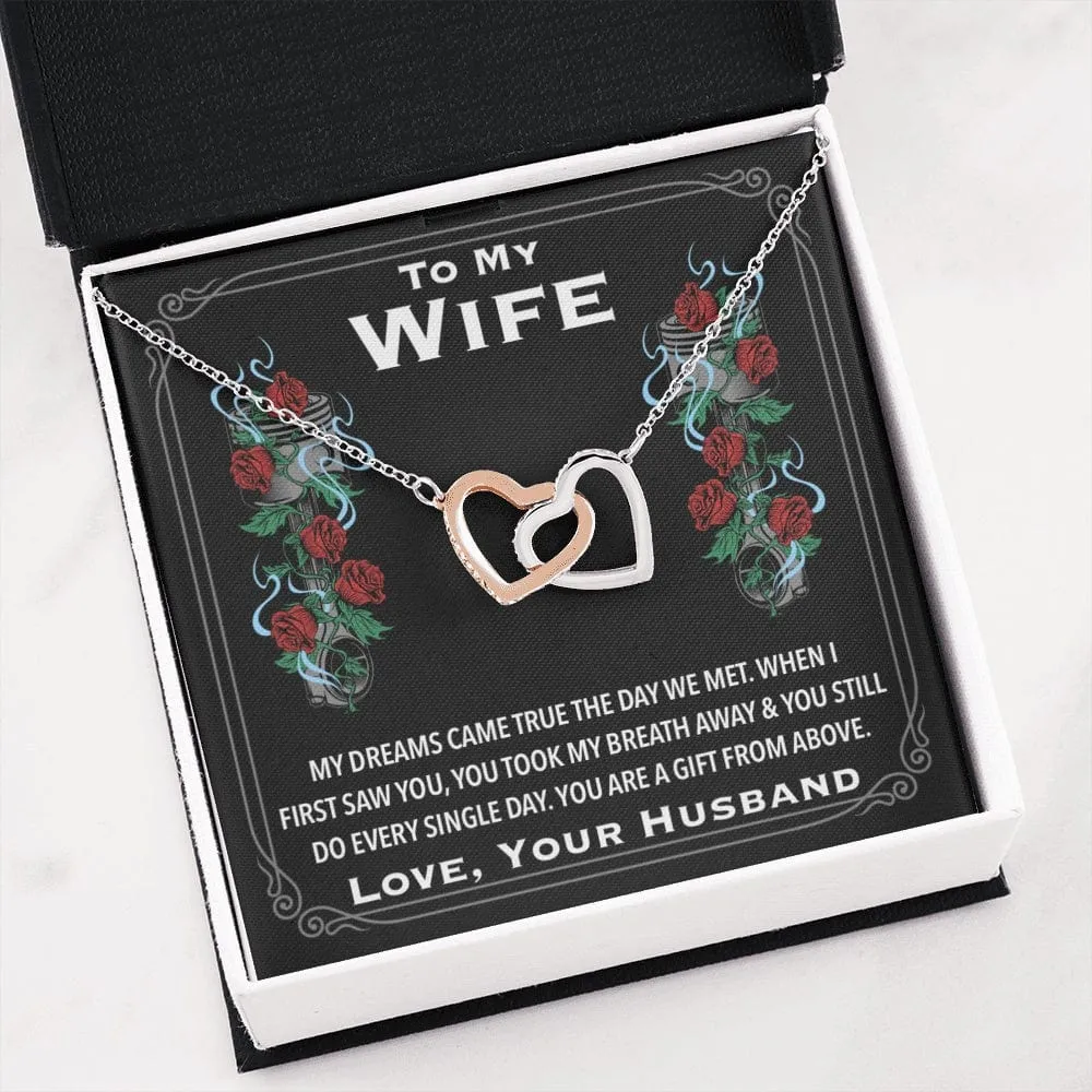 Wife Took My Breath Away Necklace
