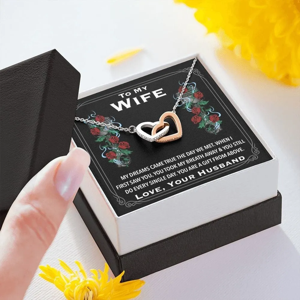 Wife Took My Breath Away Necklace