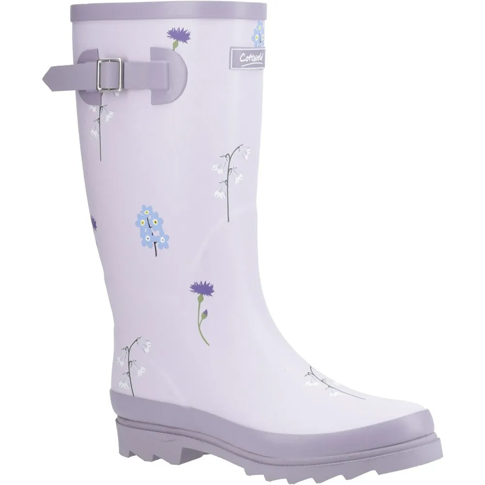 Wildflower Tall Wellingtons Lilac