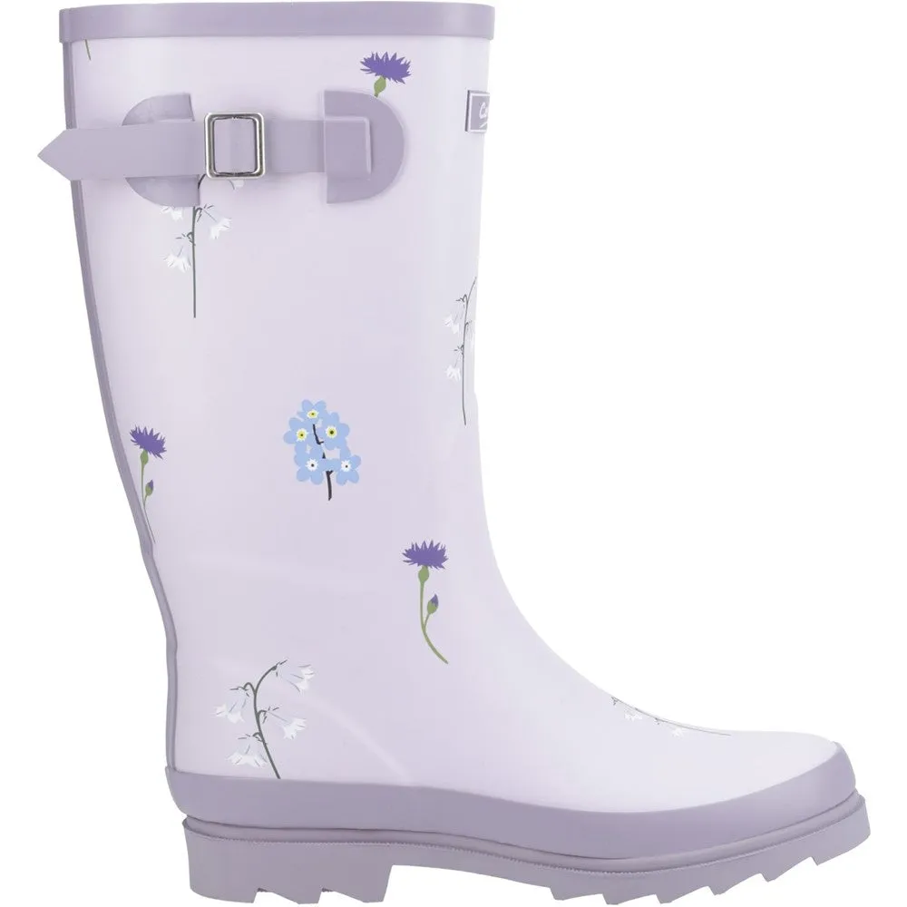 Wildflower Tall Wellingtons Lilac