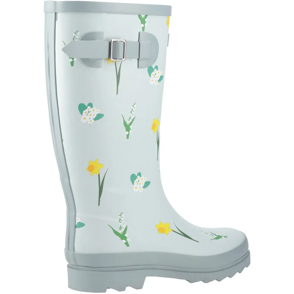 Wildflower Tall Wellingtons Mint