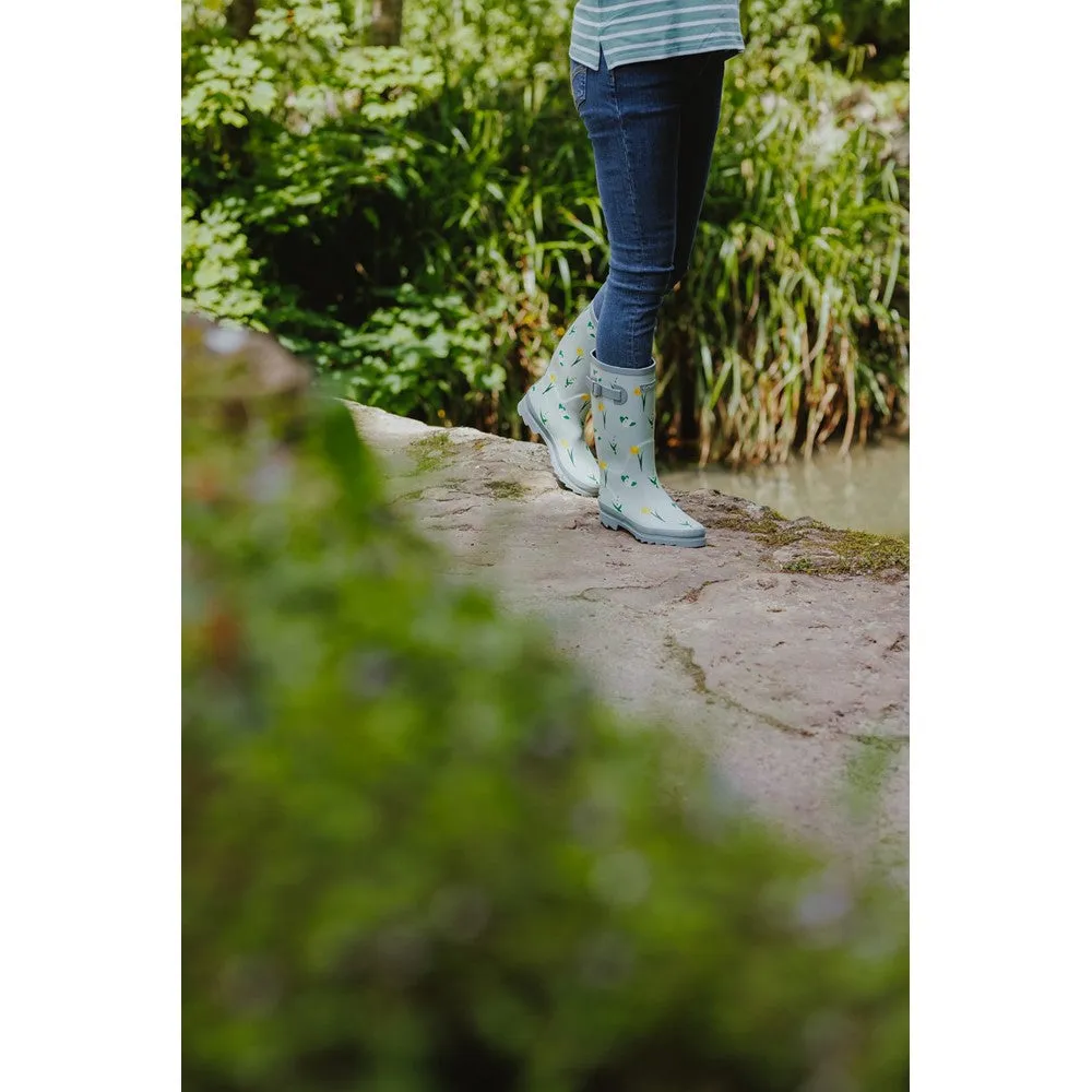 Wildflower Tall Wellingtons Mint