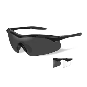 Wiley X Vapor Eyeshield Two Lens Matte Black Frame