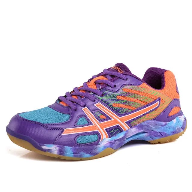 Women's Volleyball Shoes with Non-slip Sport Shoes Wear Casual Shoes Sneakers Men Soft Lightweight Badminton Shoes Tennis Shoes