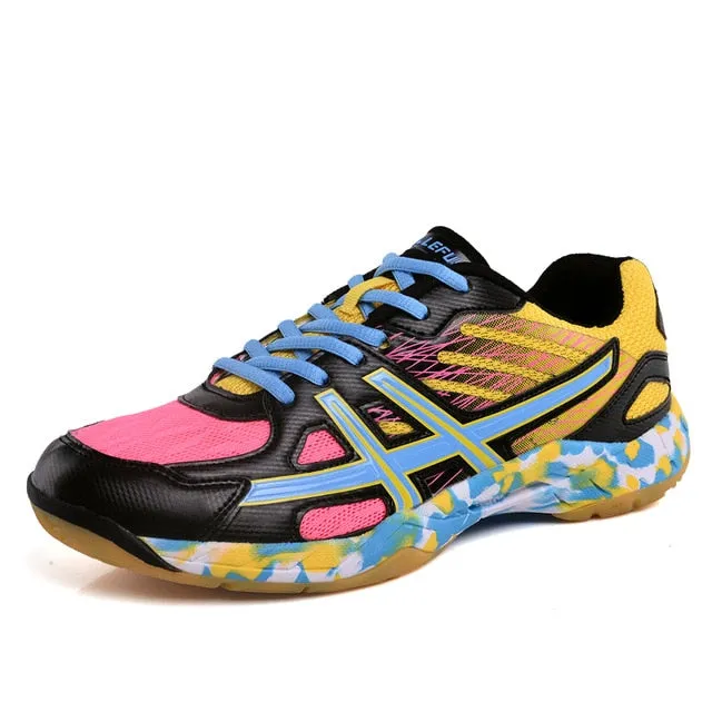 Women's Volleyball Shoes with Non-slip Sport Shoes Wear Casual Shoes Sneakers Men Soft Lightweight Badminton Shoes Tennis Shoes
