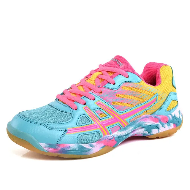 Women's Volleyball Shoes with Non-slip Sport Shoes Wear Casual Shoes Sneakers Men Soft Lightweight Badminton Shoes Tennis Shoes