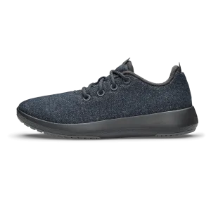 Women's Wool Runner Mizzles - Natural Black (Natural Black Sole)