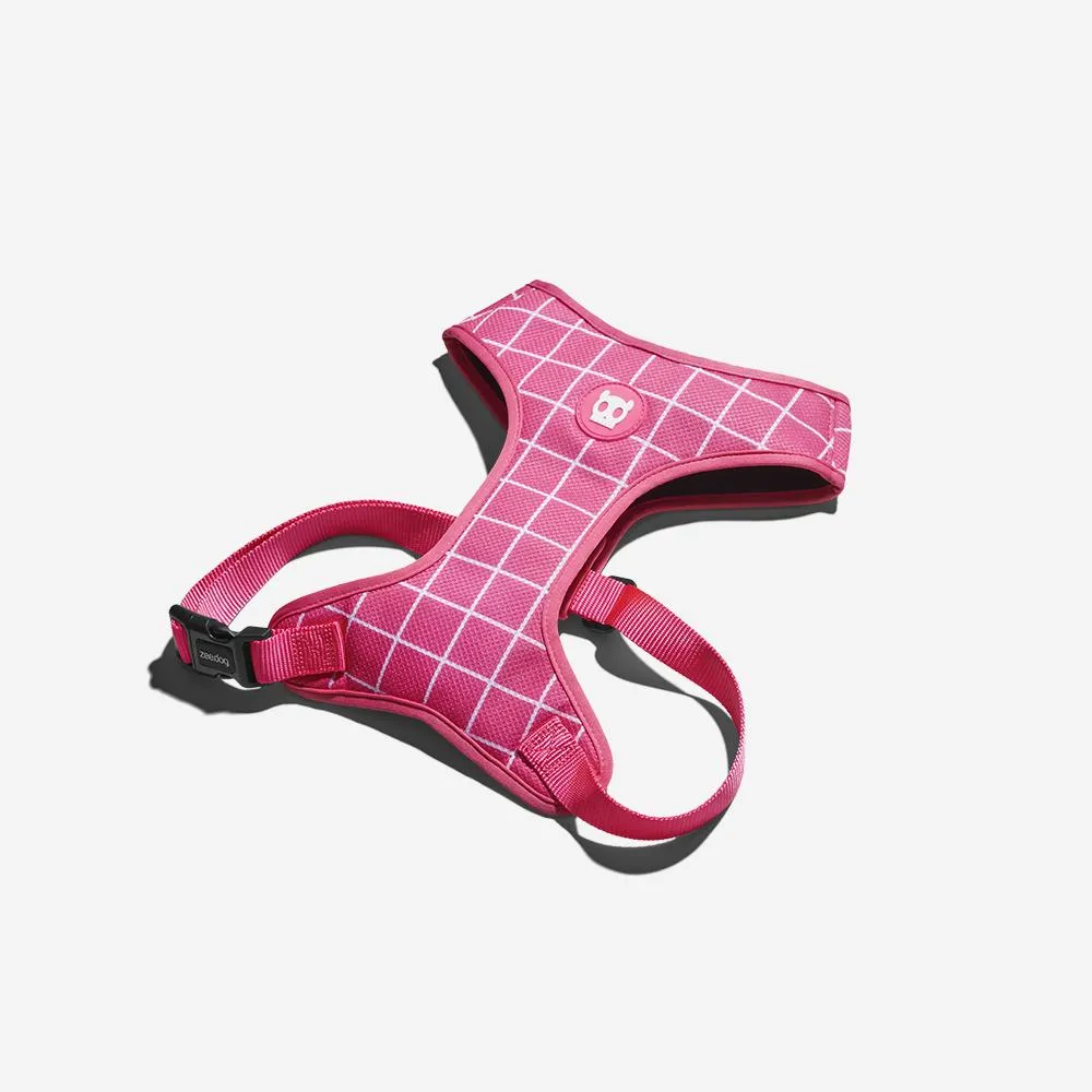 Zee.Dog Pink Wave Air Mesh Harness