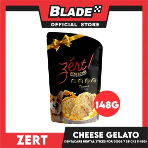Zert Dentacare Dental Stick for Dogs 148g (Cheese Gelato)